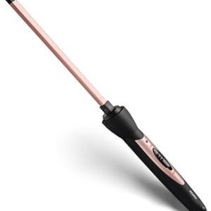 AGARO HC9007 Hair Curler With 7 MM Barrel, Rod, Tong, Chopstick Rectangular Hair Curler, Ceramic Coated Plates, Cool Touch Tip, Fast Heating, For...