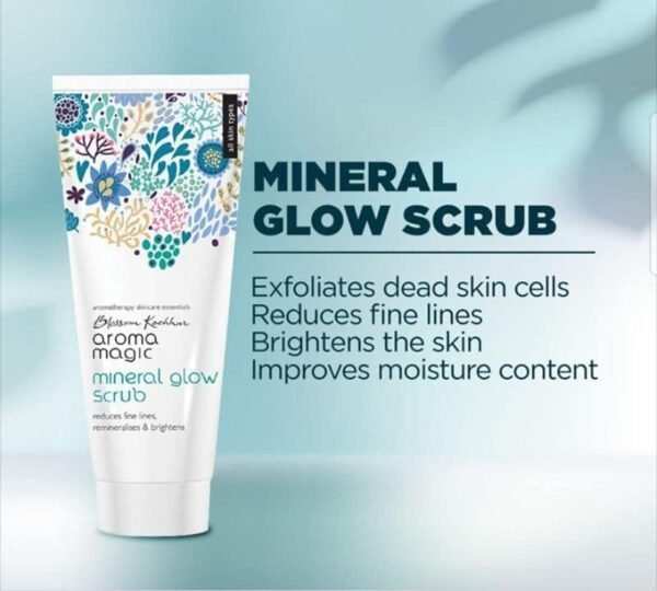 Aroma Magic Mineral Glow Scrub | Exfoliates, reduces fine lines, brightens & boosts hydration| With beeswax, vegetable glycerine, lavender, tea... - Image 3