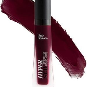 Blue Heaven Hyper Stay Weightless Liquid Matte Lipstick | Long-lasting & Smudge Proof | Non-Transfer Matte Lipstick for Women| Mystic Maroon-05 | 6ml