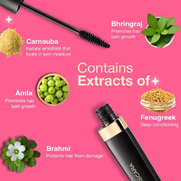 Dazller Lash-a-Long Mascara, Lightweight, Water-resistant, Smudge-proof, Clump-free, Enriched with Lash-friendly emollients, 12.5g - Image 4