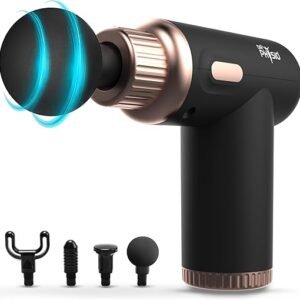 Dr Physio USA Dynamo 1034 Percussion Gun Massager for Full Body Pain Relief, Rechargeable Cordless Deep Tissue Massage Machine for Legs & Arms, Use...