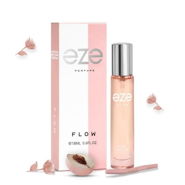 Eze FLOW Eau de Parfum for Women 18ML | Long-Lasting Luxury Perfume | Elegant Peach, Freesia & Rose | Warm Sandalwood, Musk & Vanilla Base |...