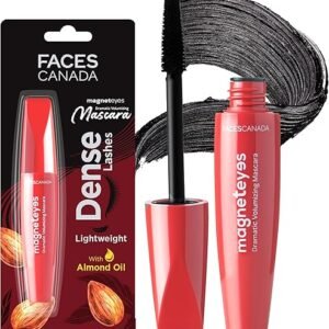 FACES CANADA Magneteyes Dramatic Volumizing Mascara - Black, 9.5ml | Lightweight, Denser & Longer Lashes | Intense Black Finish | Adds Volume |...