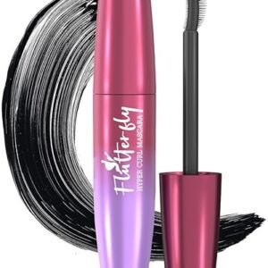 Glam21 Flutterfly Hyper Curl Mascara | Instant Curled & Lifted Lashes |Waterproof & Smudge-Proof Formula | Non-Clumping | Voluminous Finish| Black...