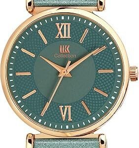 IIK COLLECTION Watches for Women Round Dial |Analogue Quartz Movemnet Ladies Watch|Long Battery Life|Metal Bracelet Chain Strap|Double Lock Clasp...