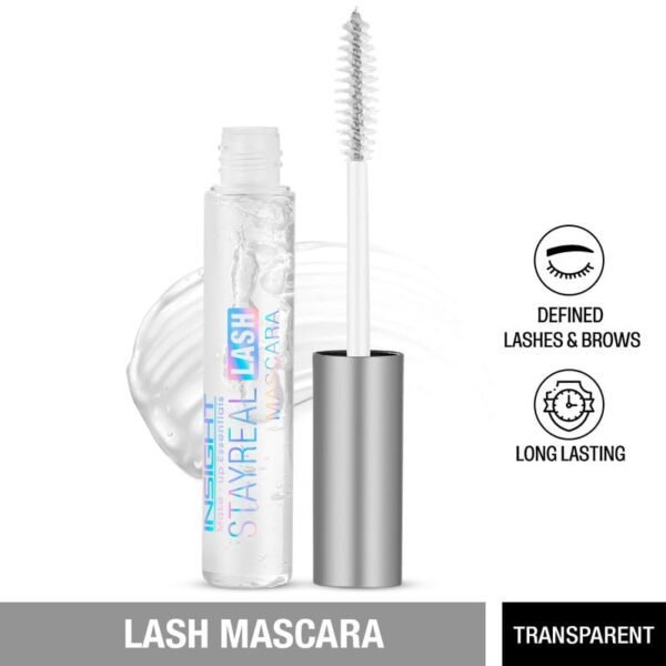 Insight Cosmetics Stay Real Lash Mascara| Transparent Mascara| Natural Look| Clear Gel Formula, 10gm - Image 2