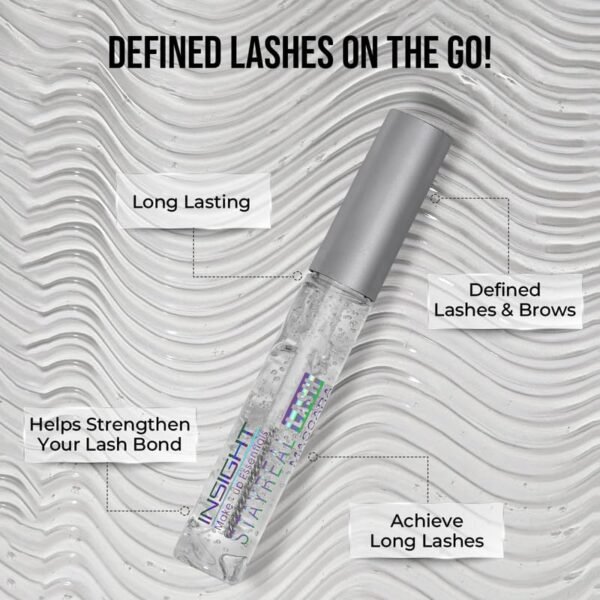 Insight Cosmetics Stay Real Lash Mascara| Transparent Mascara| Natural Look| Clear Gel Formula, 10gm - Image 4