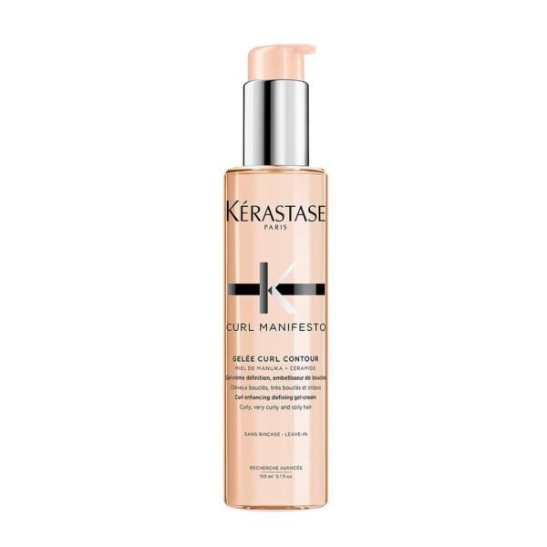 Kérastase Curl Manifesto Gel Cream for Curly, Wavy Hair 150ml | Curl Defining Gel Cream for Curly & Wavy Hair | Infused with Manuka honey, Ceramide...