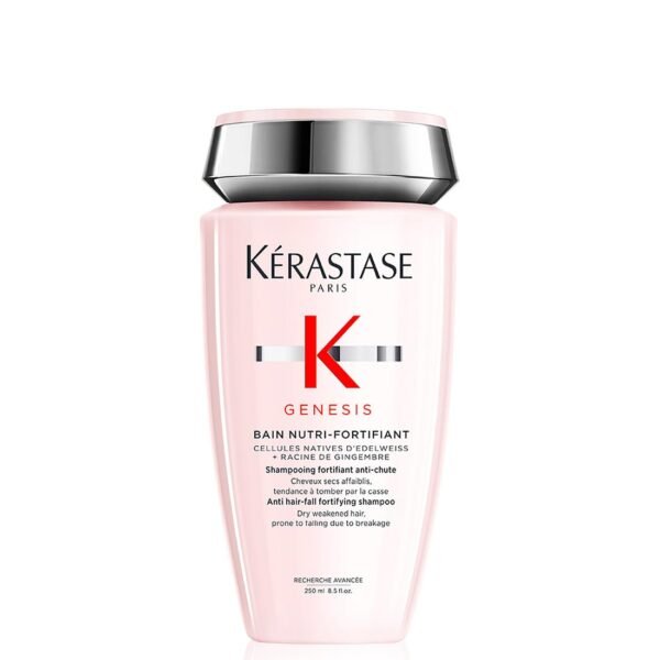 Kérastase Genesis Nutri-Fortifiant Shampoo for Hair Fall 250ml | For Normal to Dry Hair | Hair Fall Control Shampoo | Infused with Ginger Root and...