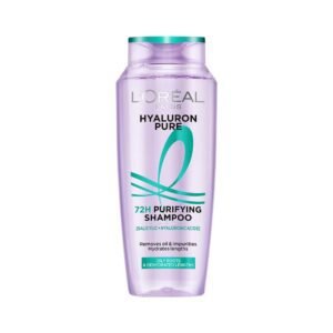 L’Oréal Paris Hyaluron Pure 72H Purifying Shampoo, For oily scalp & dry hair with salicylic and hyaluronic acid, 340 ml