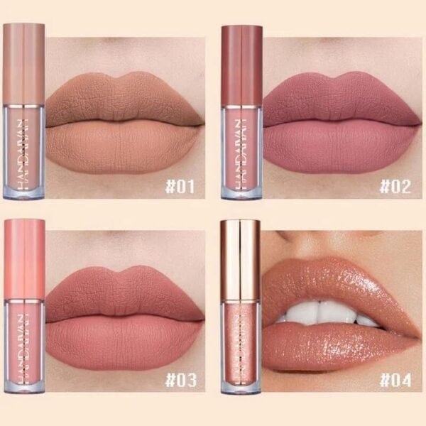 Lipstick Set of 12 Long Lasting Waterproof Liquid Lipsticks for Women with Matte and Glossy Finish Shades with Waterproof Matte Lip Liner Pencil... - Image 5