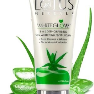 Lotus Herbals 3 in 1 Deep Cleansing Facial Foam | Face Wash for Women & Men | Blocks Melanin Production | Acne-Control & Oil-Control | Fades Dark...