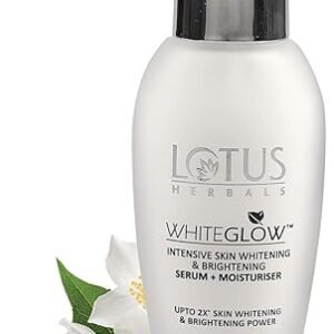 Lotus Herbals Whiteglow Intensive Skin Serum + Moisturiser | Nourishes & Moisturises Skin | For All Skin Types | 30ml