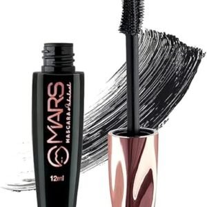 MARS Fabulash Volumising Mascara | Up to 18 Hours Stay | Waterproof with Intense Jet Black Color (12ml) (Black)