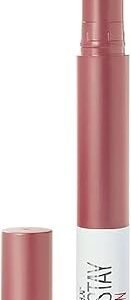 Maybelline New York Lipstick, Matte Finish, Long-lasting, Intense Colour, SuperStay Crayon Lipstick, 15 Lead the way, 1.2g
