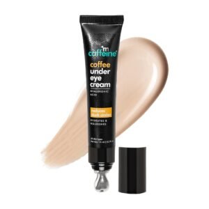 mcaffeine Coffee Under Eye Cream Gel for Dark Circles, Puffiness & Fine Lines | 94% Users Saw Reduced Dark Circles | with Built-In Cooling Massage...