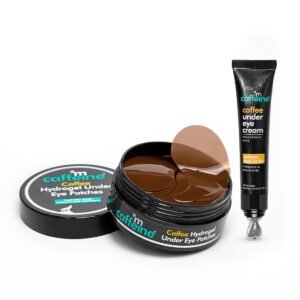 mcaffeine Dark Circle Reduction Combo With Coffee Under Eye Cream & Hydrogel Under Eye Patches Women And Men|Mcaffeine Products|Reduces Puffiness,...