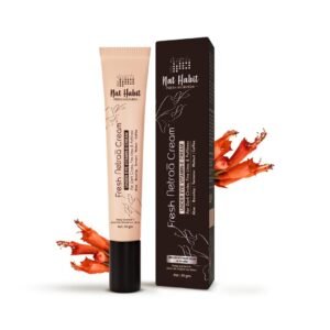 Nat Habit Fresh Netraa Under Eye Cream For Fine lines, Puffiness, Wrinkles & Dark Circles For Men & Women With Vitamin C, Vitamin E, Polyphenols,...