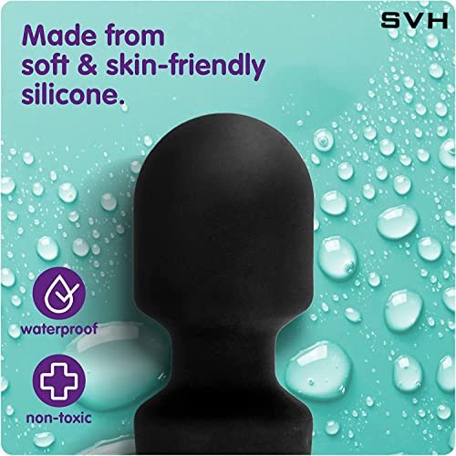 Personal Body Massager for Women, Men, Rechargeable Wireless Vibration Machine for Female with 20 Vibration Modes, 8 Speeds, Flexible Head for... - Image 4