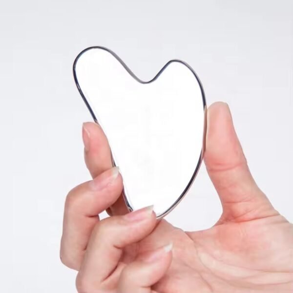 Premium Stainless Steel Gua Sha,Metal Gua Sha Facial Tool. Firm Face Muscles, Reduce Puffiness, Facial Tension, Helps Lymphatic Drainage. GuaSha... - Image 5