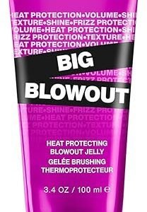Redken Big Blowout Heat Protection Jelly Serum for All Hair Types | Volume for Fine Hair | Blowdry Gel, 3.38 fl. oz.