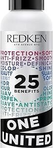 Redken One United Multi Benefit Leave-In Conditioner, 150 ml | Provides Up To 230°C Heat Protection, Detangles, Conditions, & Controls Frizz | For...