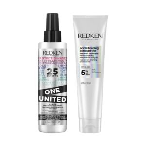 Redken's Acidic Bonding Concentrate & One United Leave-In Treatment Combo | Day & Night Hair Repair Treatment | For All Hair Types | For Men & Women