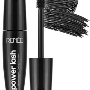 RENEE Power Lash Mascara, Darkest Black, Instantly Curls, Lengthens & Volumizes, Long-Lasting Clump-Free Formula, Water-Resistant, Highly...