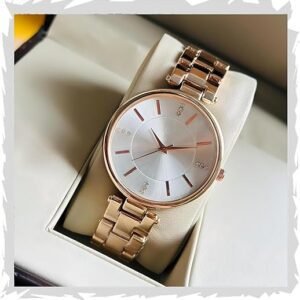 STYLEDOSE Women Analogue Wrist Watches for Women's & Girls&Miss&Ladies Diamond Studded Dial Rosegold Colored Stylish Bracelet Strap