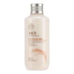 The Face Shop Rice&Ceramide Moisturizing Emulsion With Rice Extracts|Light Weight Emulsion|Locks Moisture For 12 Hours,For Soft And Glowing Skin...
