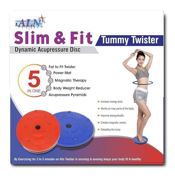 Tummy Twister Abdominal ABS Exerciser Body Toner Fat Buster Oblique Workout Perfect Waist Trimmer Exerciser Home Gym Equipment for Men and... - Image 7