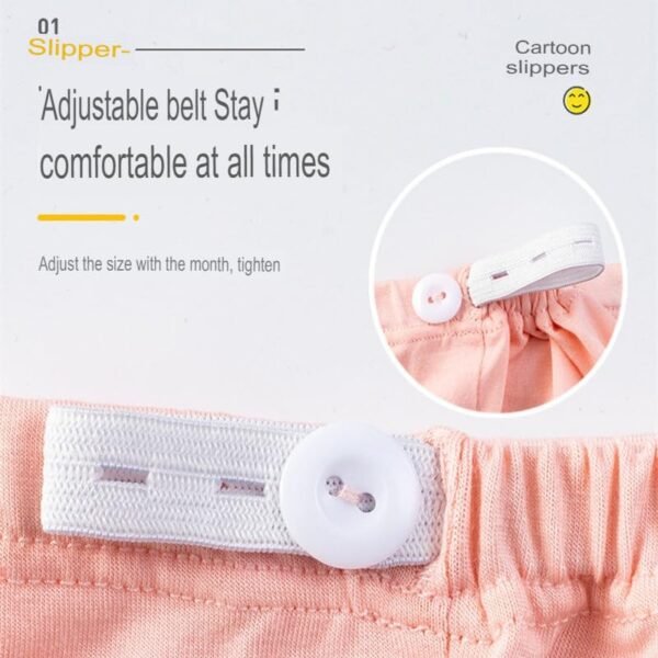 Women's Maternity High Waist Adjustable Cotton Seamless Soft Hipster Panties Over Bump for Pregnant Women Plus Size - Image 4