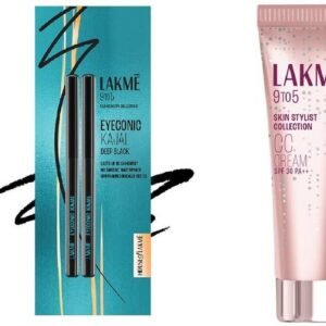 Lakmé 9 to 5 Complexion Care Face Cream Beige + Kajal Black - Twin Pack