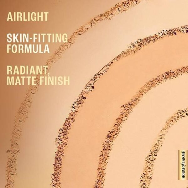 Lakmé Makeup+Skincare VitC Superglow Skin Perfecting Compact Sand16 Compact - Image 4