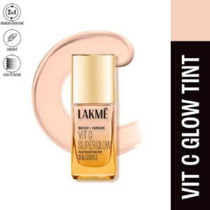 Lakmé Makeup+Skincare VitC Superglow Skin Perfecting Tint Cool Ivory C100 Foundation