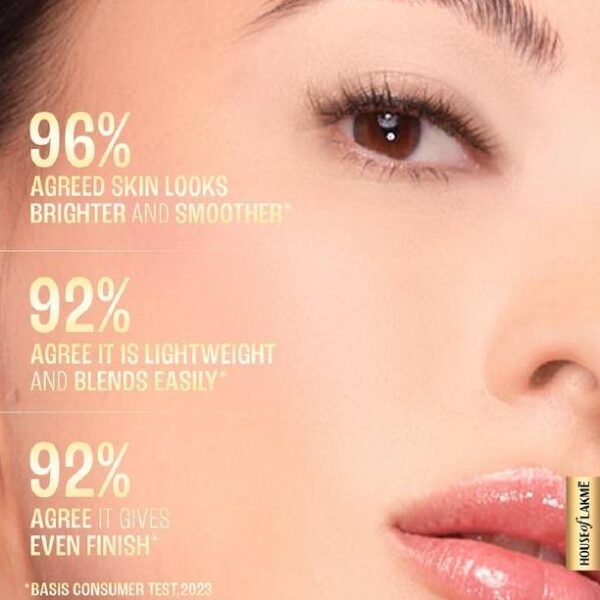 Lakmé Makeup+Skincare VitC Superglow Skin Perfecting Tint Cool Ivory C100 Foundation - Image 7