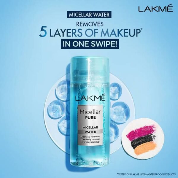 Lakmé Micellar Water for Makeup Removal Makeup Remover - Image 4