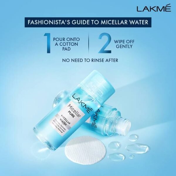 Lakmé Micellar Water for Makeup Removal Makeup Remover - Image 7