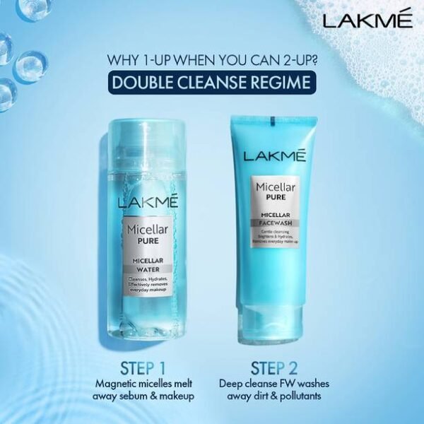 Lakmé Micellar Water for Makeup Removal Makeup Remover - Image 8
