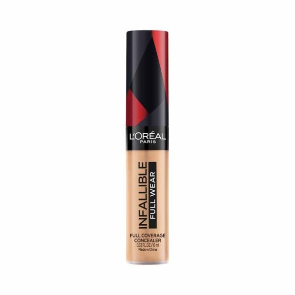 L'Oréal Paris Full Coverage Concealer, Waterproof Formula, For Undereye Circles and Blemishes, For Highlighting and Contouring, Infallible, Shade:...