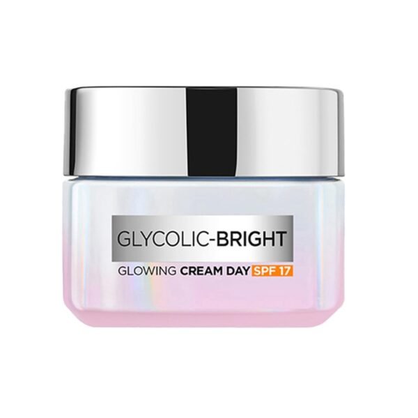 L'Oreal Paris Glycolic Bright Glowing Day Cream, Overnight Brightening Cream, Glycolic Acid in Gel-Like Cream Texture, that Visbily Minimizes Spots...