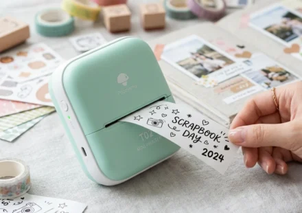 portable mini thermal sticker printer pocket bluetooth device